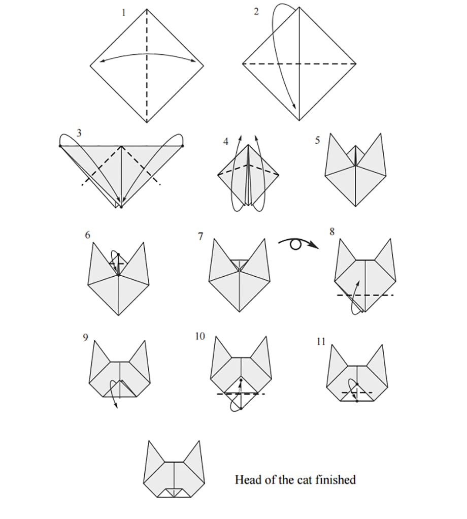 Diagrama-Origami-Gato