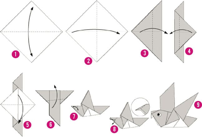 Diagrama-Origami-Pajaro